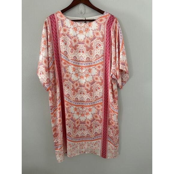 Chico's  Paisley Knee Length Shift Dress sz 2 - Picture 3 of 6